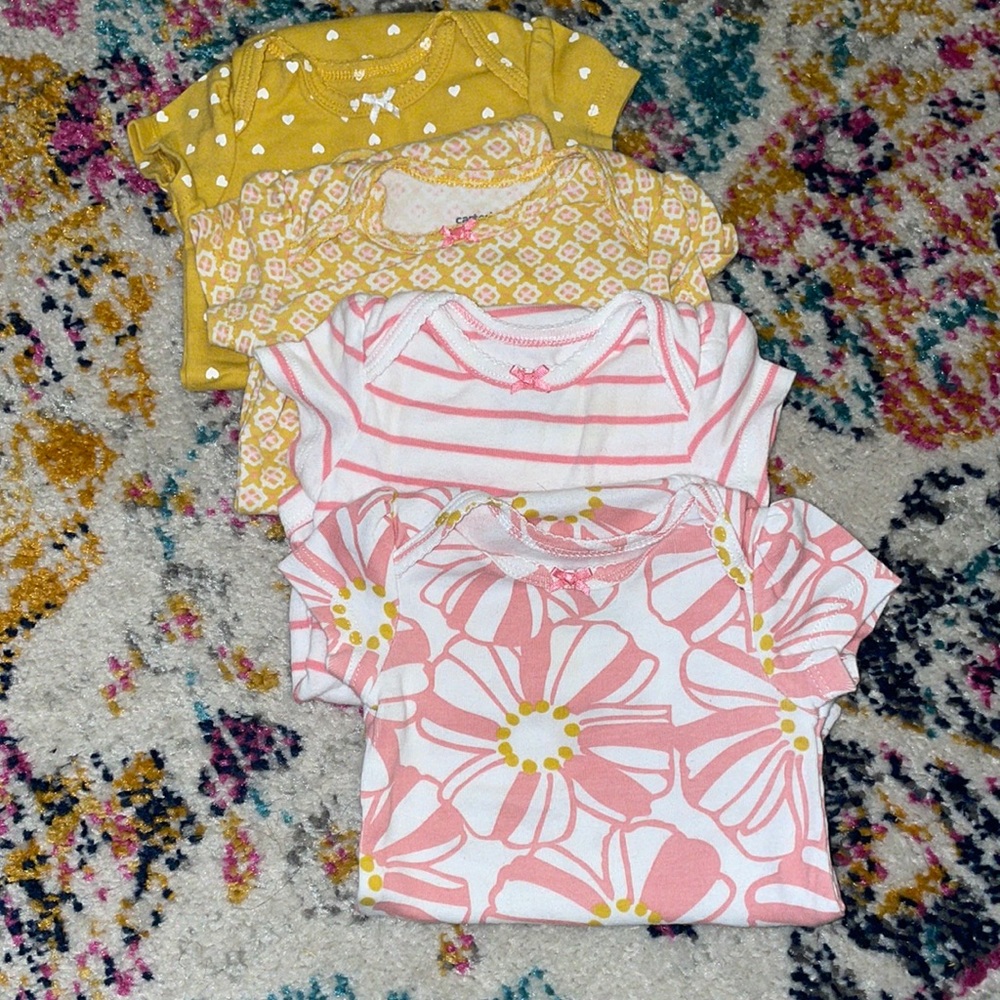 Baby Girl Short sleeve onesies